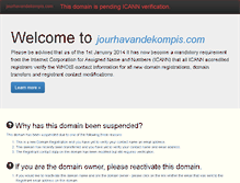Tablet Screenshot of jourhavandekompis.com